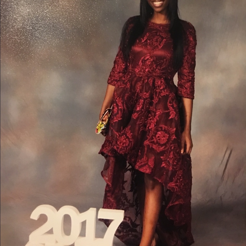 Burgundy Beautiful Dress